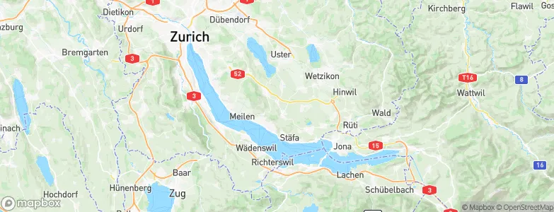 Esslingen, Switzerland Map