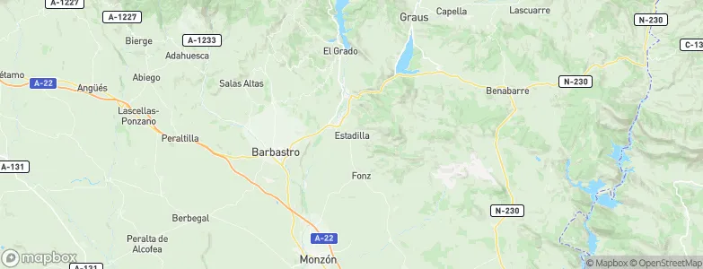 Estadilla, Spain Map