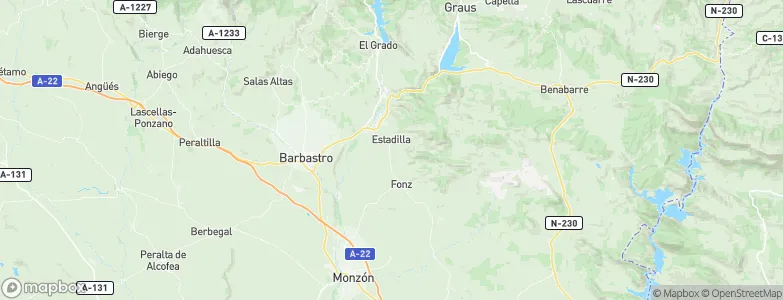 Estadilla, Spain Map