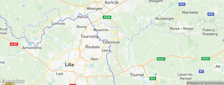 Estaimpuis, Belgium Map