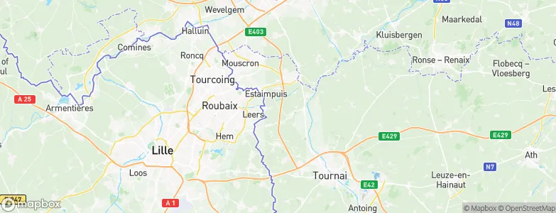 Estaimpuis, Belgium Map