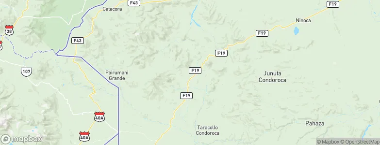Estancia Jiltata, Bolivia Map
