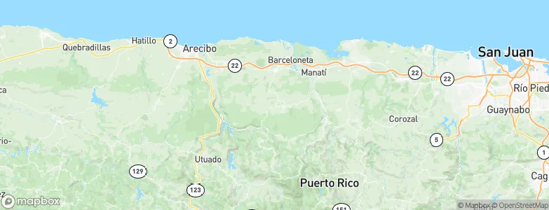 Estancias de Florida, Puerto Rico Map