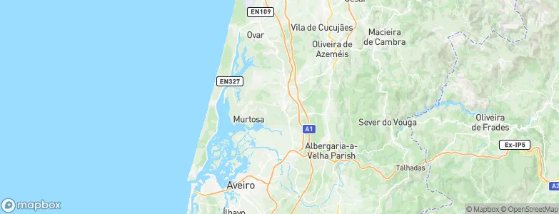 Estarreja Municipality, Portugal Map