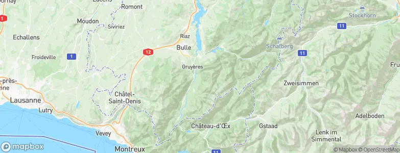 Estavannens-Dessus, Switzerland Map