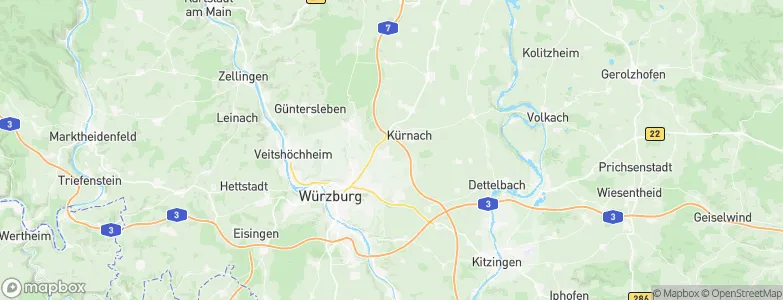 Estenfeld, Germany Map