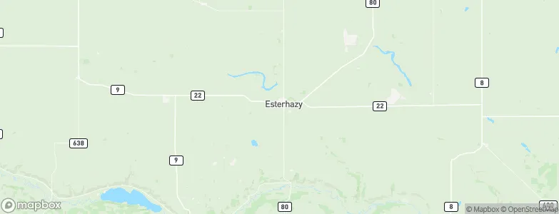Esterhazy, Canada Map