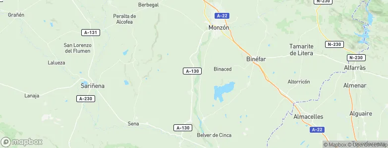 Estiche de Cinca, Spain Map