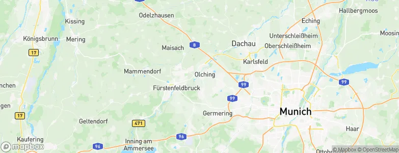 Esting, Germany Map