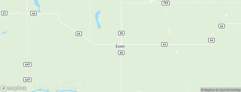 Eston, Canada Map