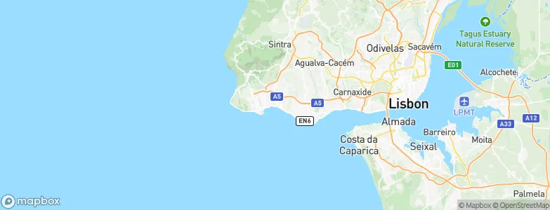 Estoril, Portugal Map