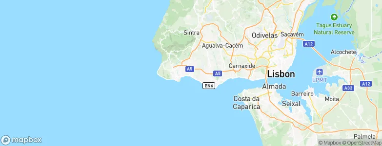 Estoril, Portugal Map