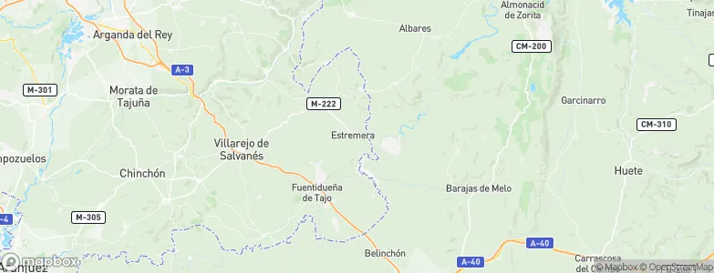 Estremera, Spain Map