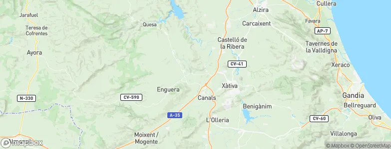 Estubeny, Spain Map