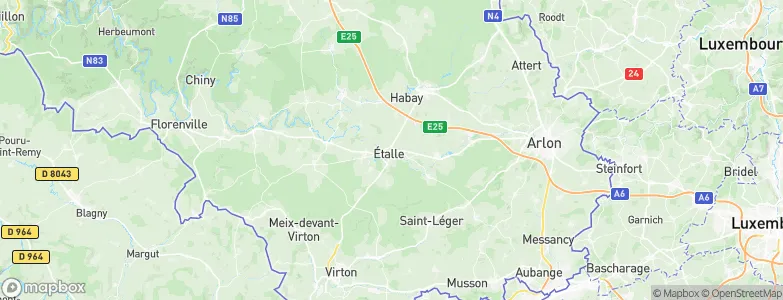 Étalle, Belgium Map
