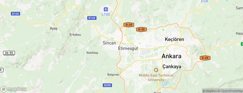 Etimesgut, Turkey Map