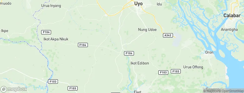 Etinan, Nigeria Map