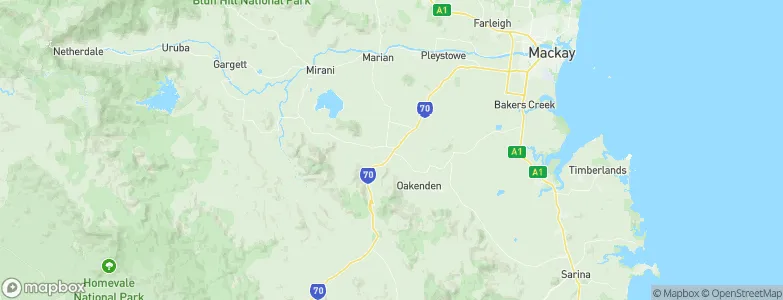 Eton, Australia Map