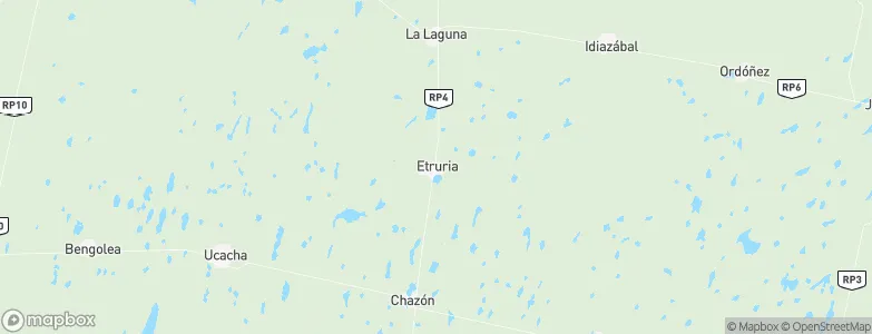 Etruria, Argentina Map