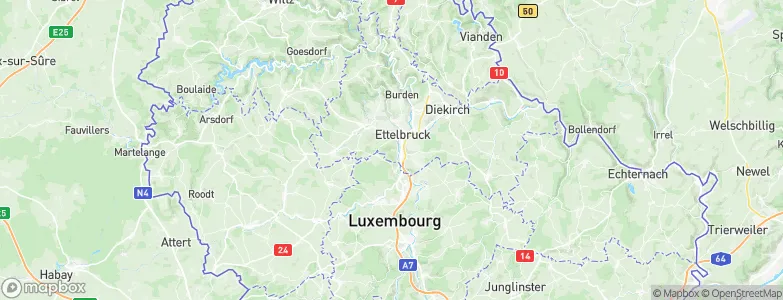 Ettelbruck, Luxembourg Map