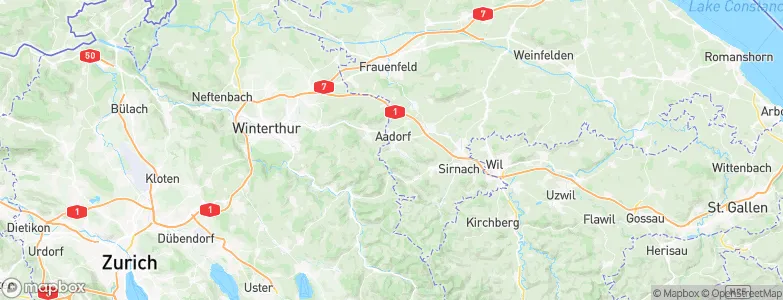 Ettenhausen, Switzerland Map