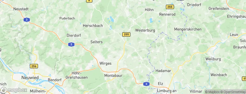 Ettinghausen, Germany Map