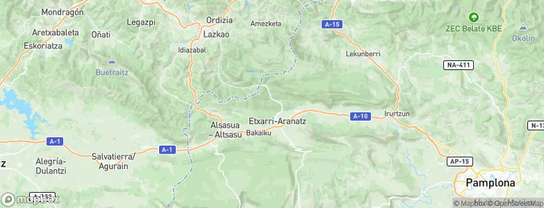 Etxarri-Aranatz, Spain Map