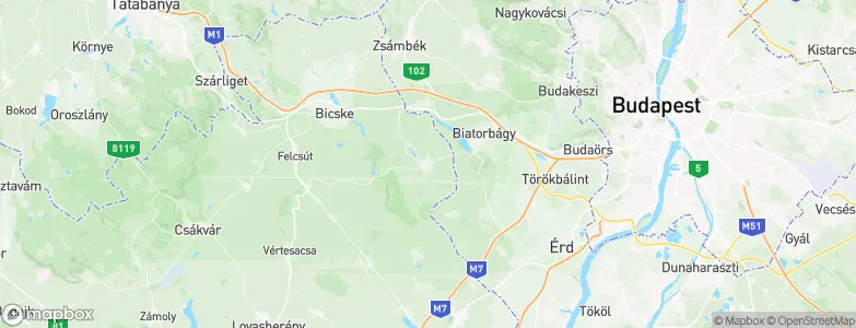 Etyek, Hungary Map
