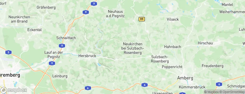 Etzelwang, Germany Map
