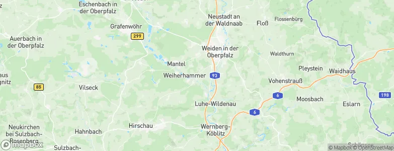 Etzenricht, Germany Map