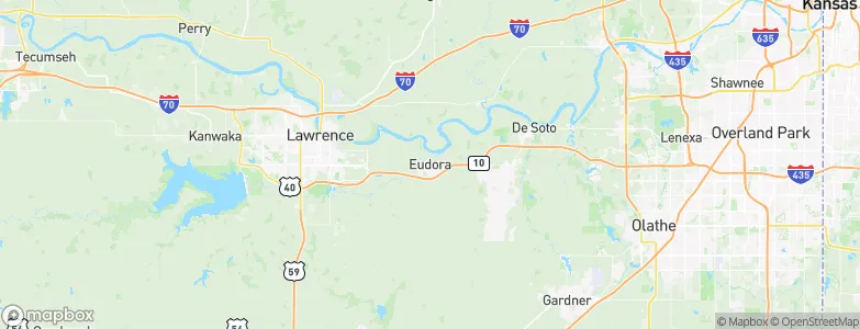 Eudora, United States Map