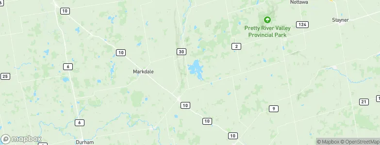 Eugenia, Canada Map