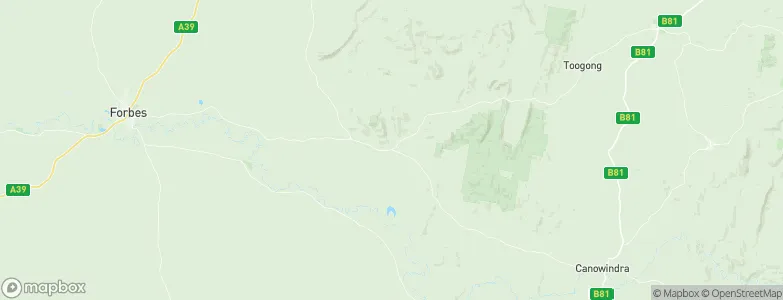 Eugowra, Australia Map