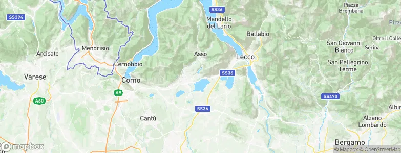 Eupilio, Italy Map