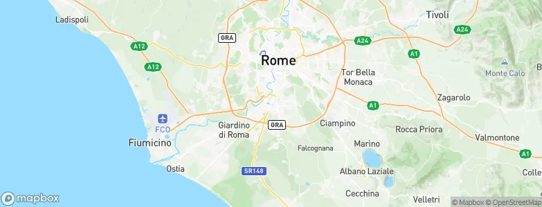 EUR, Italy Map