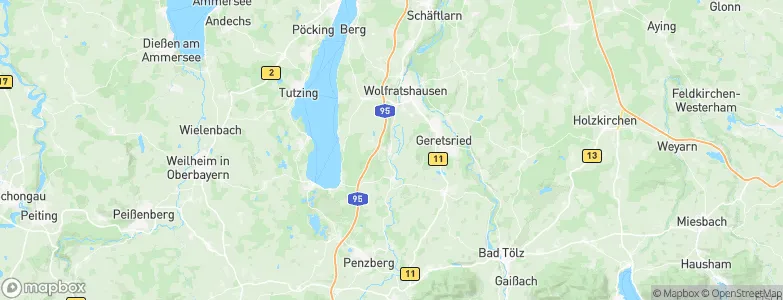 Eurasburg, Germany Map