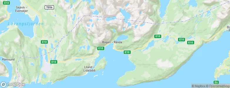 Evenes, Norway Map