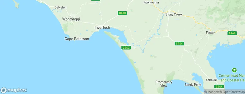 Evergreen, Australia Map