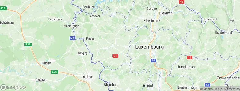 Everlange, Luxembourg Map