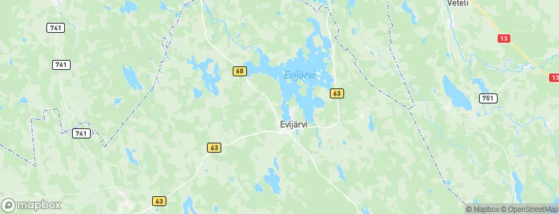 Evijärvi, Finland Map