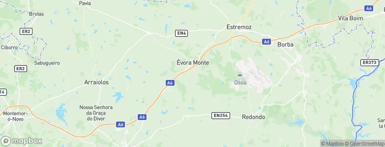 Évora Monte (Santa Maria), Portugal Map