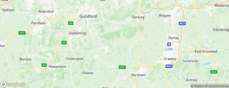 Ewhurst, United Kingdom Map