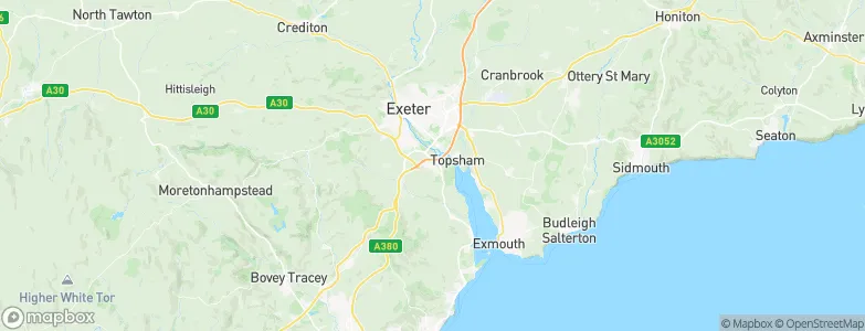 Exminster, United Kingdom Map