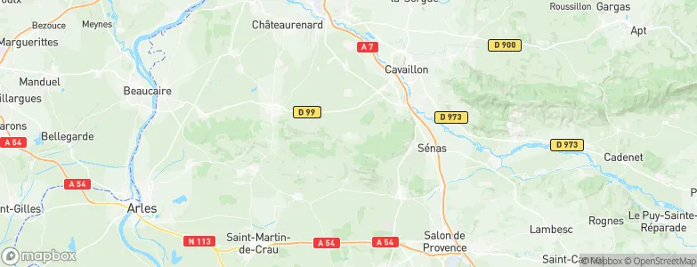 Eygalières, France Map