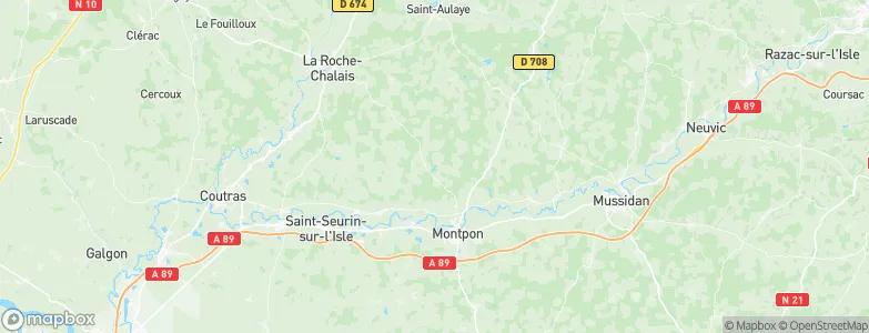 Eygurande-et-Gardedeuil, France Map