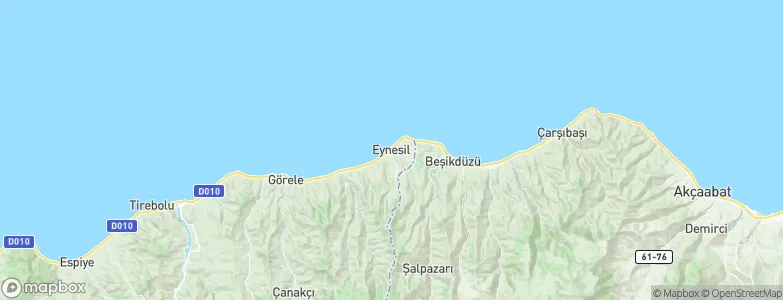 Eynesil, Turkey Map