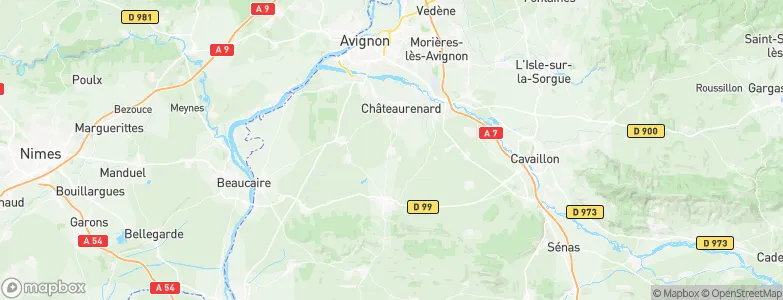 Eyragues, France Map