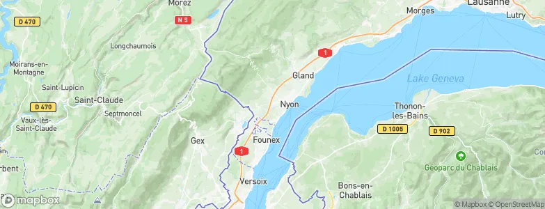 Eysins, Switzerland Map
