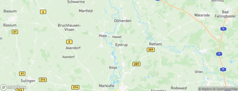 Eystrup, Germany Map