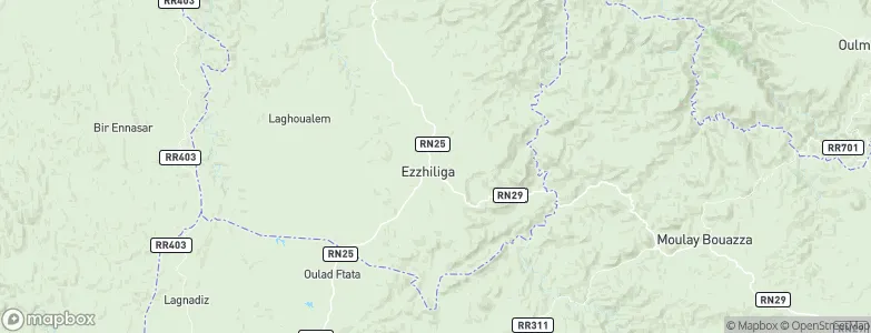 Ezzhiliga, Morocco Map